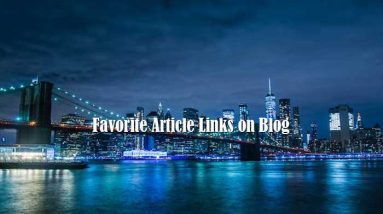 Favorite Article Links on Blog