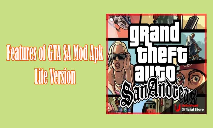 Features of GTA SA Mod Apk Lite Version